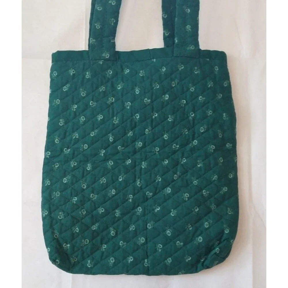 Handmade Victoria Flour Sack Purse Bag Cotton Tote Vintage Look Feed Sack